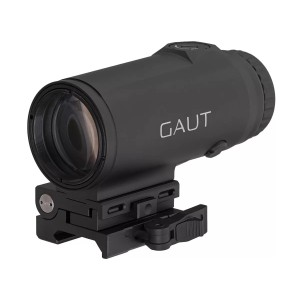 Увеличитель Gaut Garnet 5x30, откидной, быстросъёмный кронштейн, Picatinny, арт.: G-M-Х5 [GAUT]